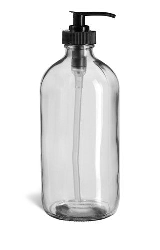 z. container return - 16 oz. glass pump bottle