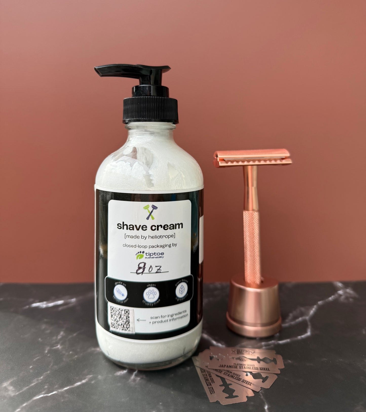 aloe + shea butter shaving cream