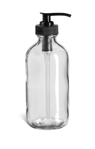 z. container return - 8 oz. glass pump bottle